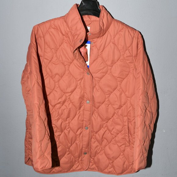 32 Degrees Ladies' Quilted Navy PInk jacket - Picture 1 of 5